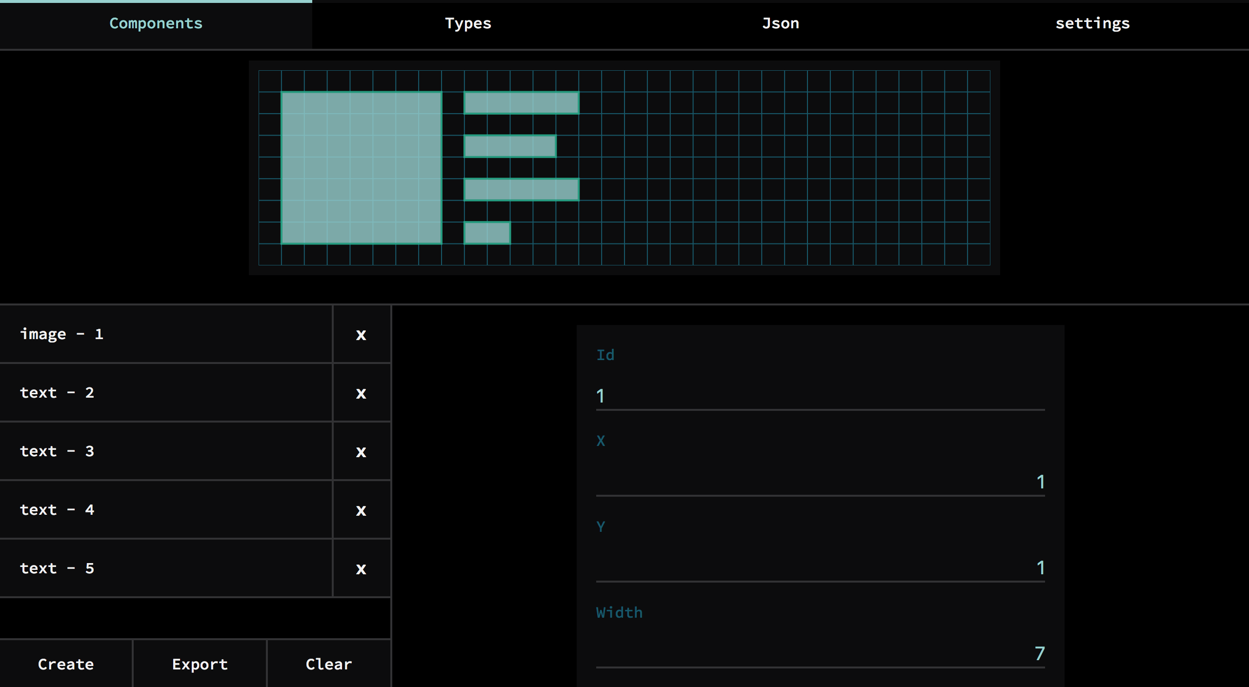 Grid-JSON-Editor